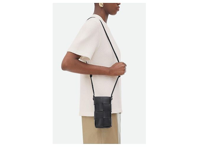 Bottega Veneta Custodia per cellulare Cassette nera Nero - vista 5