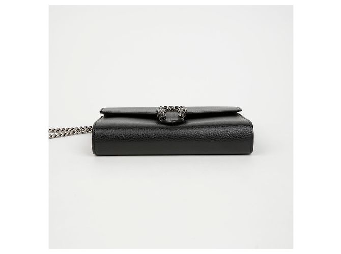 Gucci Borsa a tracolla portafoglio con catena Dionysus Nero - vista 6