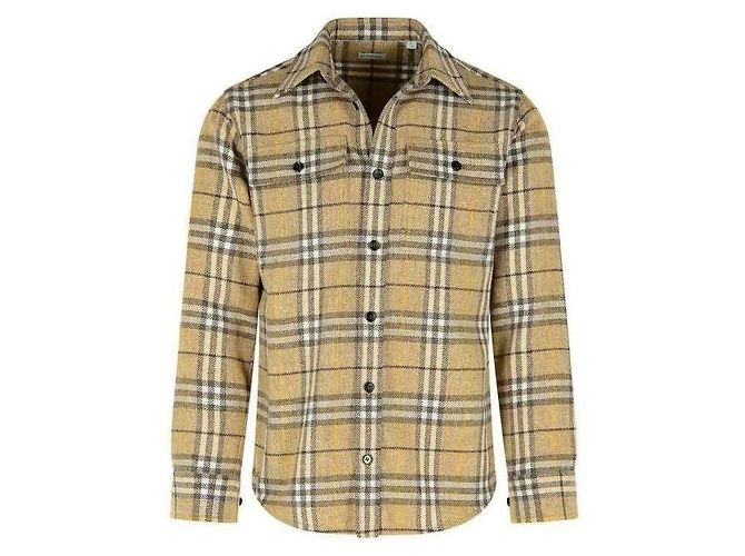 Burberry Camisa de lã xadrez oversized - vista 4