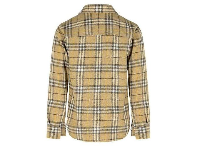 Burberry Camisa de lã xadrez oversized - vista 5