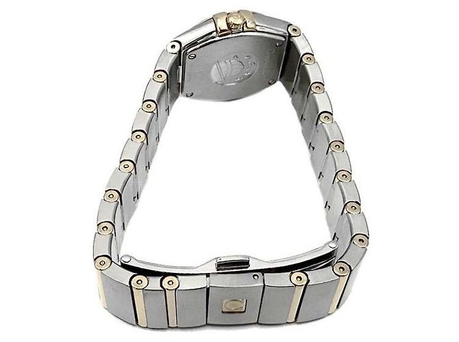 Omega Relógio Constellation Combi Amarelo - vista 3