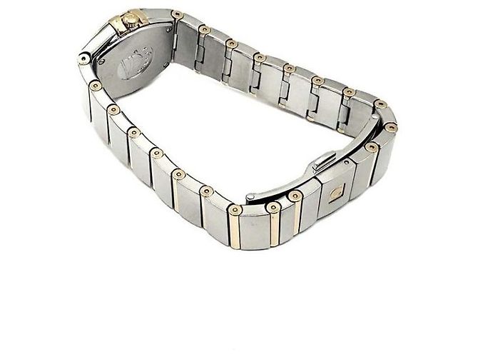 Omega Relógio Constellation Combi Amarelo - vista 4