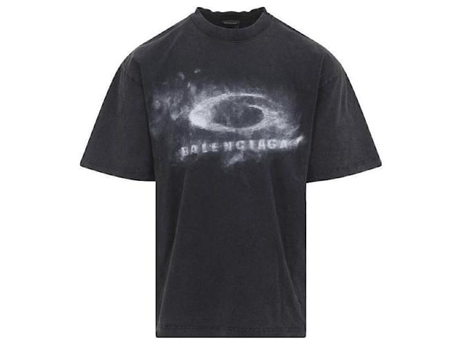 Balenciaga Washed Crayon Loop T-Shirt Schwarz - Ansicht 5