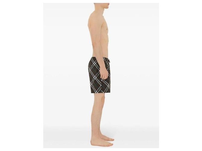 Burberry Pantaloncini da bagno a quadri Nero - vista 6