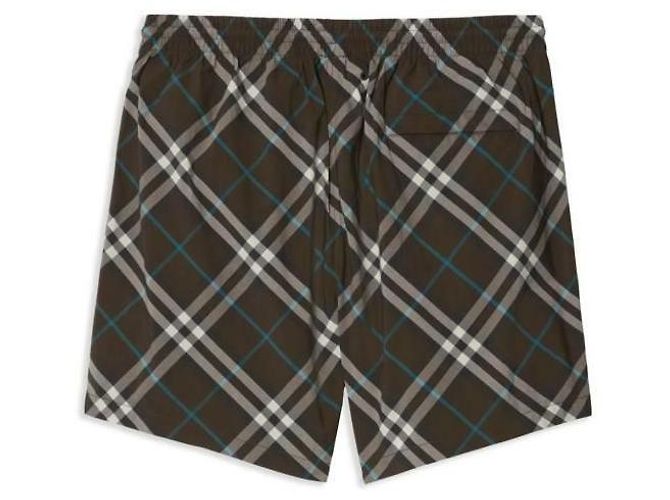 Burberry Pantaloncini da bagno a quadri Nero - vista 8