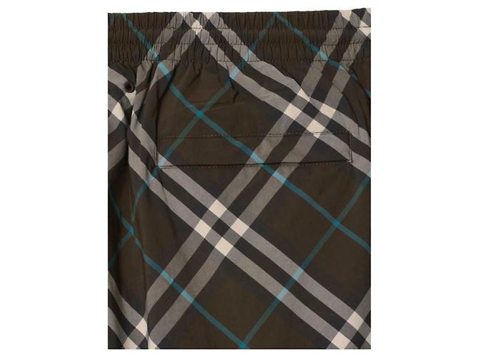 Burberry Pantaloncini da bagno a quadri Nero - vista 9