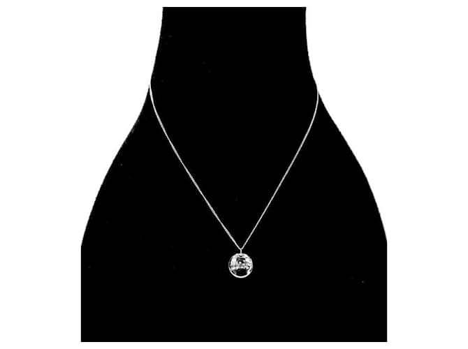 Dior Collar de moneda de plata - vista 5