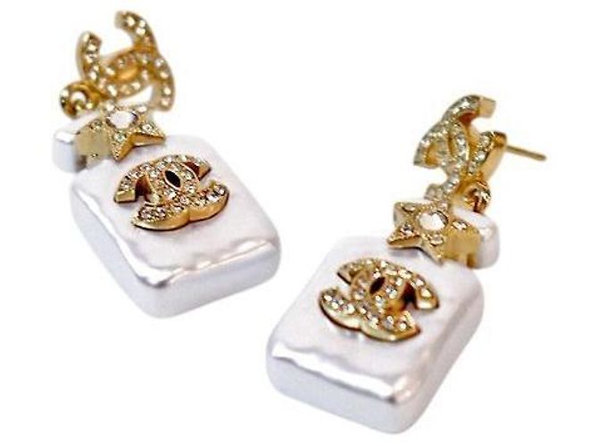 Chanel Pendientes Star Bottle Púrpura - vista 4