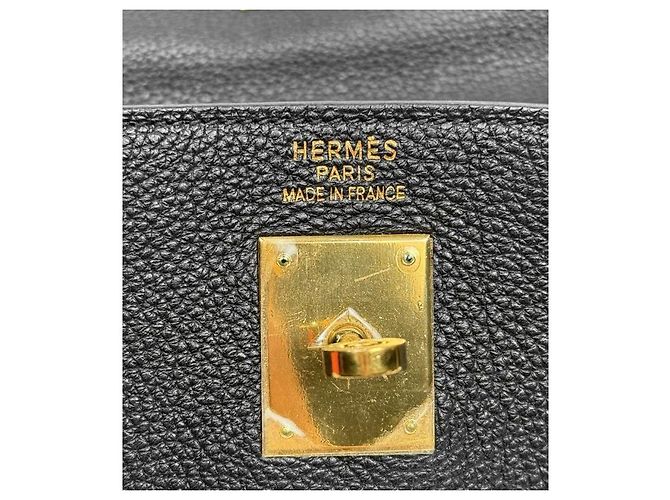Hermès Schwarze Kelly Bag Square mit Stamp - Ansicht 11