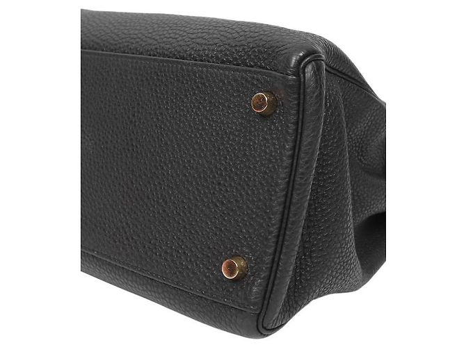 Hermès Schwarze Kelly Bag Square mit Stamp - Ansicht 6