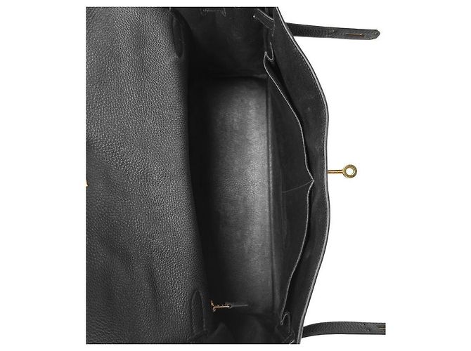 Hermès Schwarze Kelly Bag Square mit Stamp - Ansicht 8