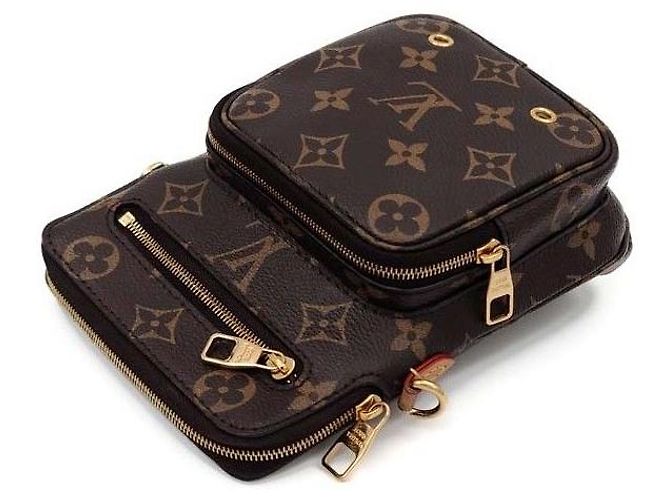 Louis Vuitton Borsa crossbody Monogram Utility Phone Pocket Multicolore - vista 4