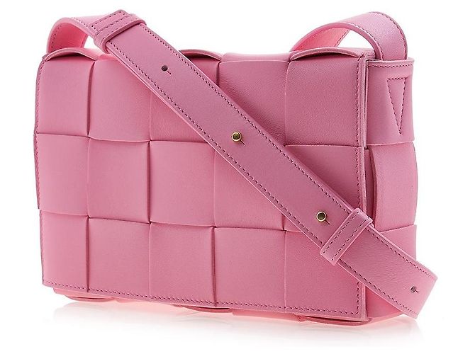 Bottega Veneta Borsa Cassette Intrecciato Rosso - vista 2