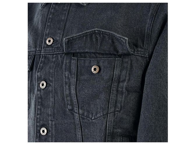 Loewe Giacca in denim Anagram da uomo Nero - vista 5