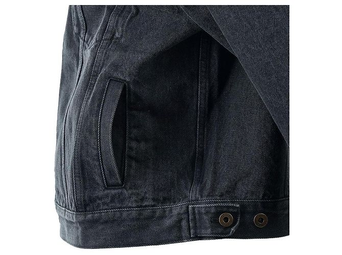Loewe Giacca in denim Anagram da uomo Nero - vista 6