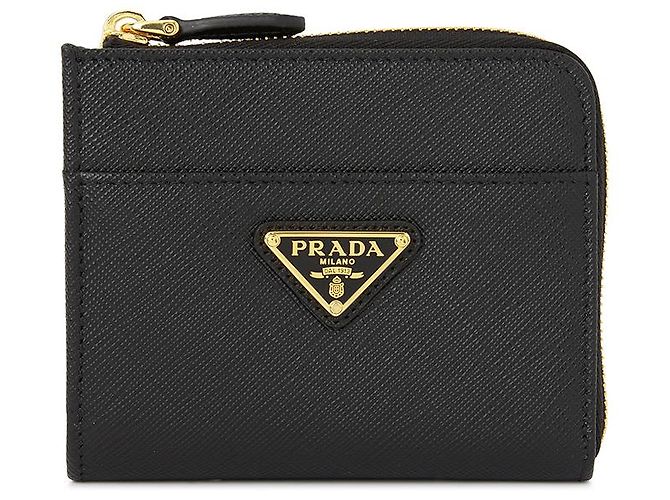 Prada Mini Cartera Saffiano para Mujer QHH Negro - vista 2