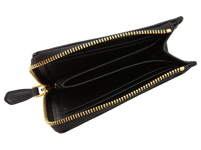 Prada Mini Cartera Saffiano para Mujer QHH Negro - vista 5