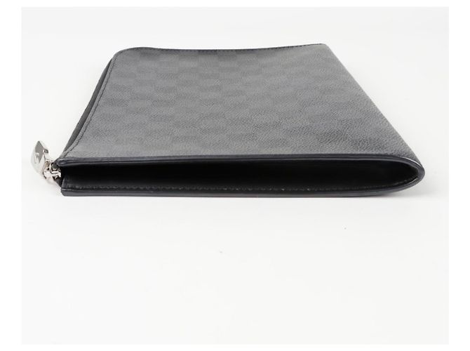 Louis Vuitton Pochette Jour PM Clutch Nero - vista 4