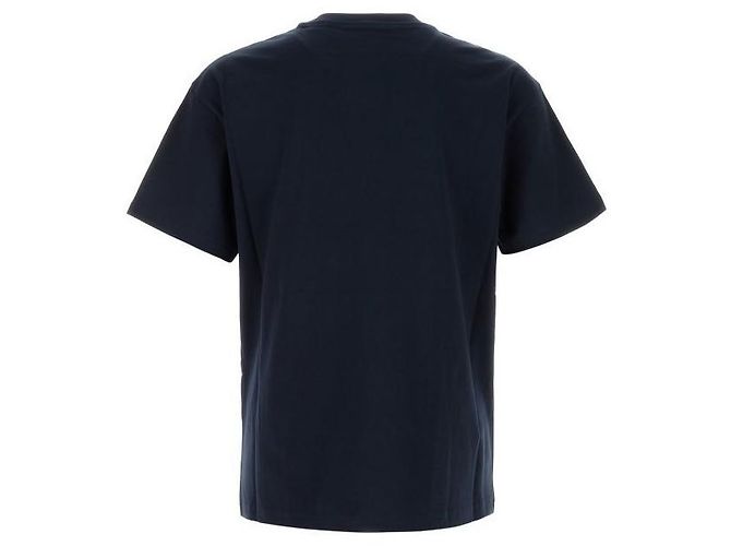 Givenchy T-shirt de algodão com patch Paris Azul - vista 4