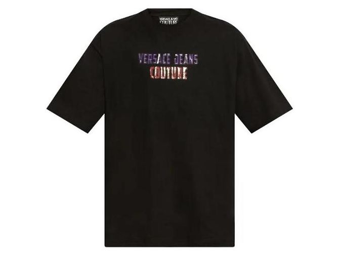 Versace T-shirt con logo - vista 4