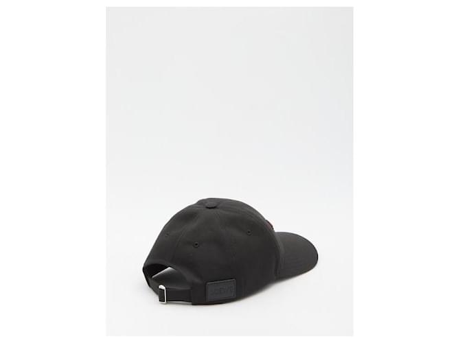 Loewe Boné de algodão com patch Preto - vista 5