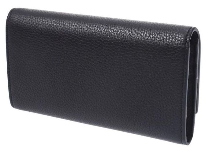 Gucci Women's Leather Long Wallet BEE BLACK - view 2