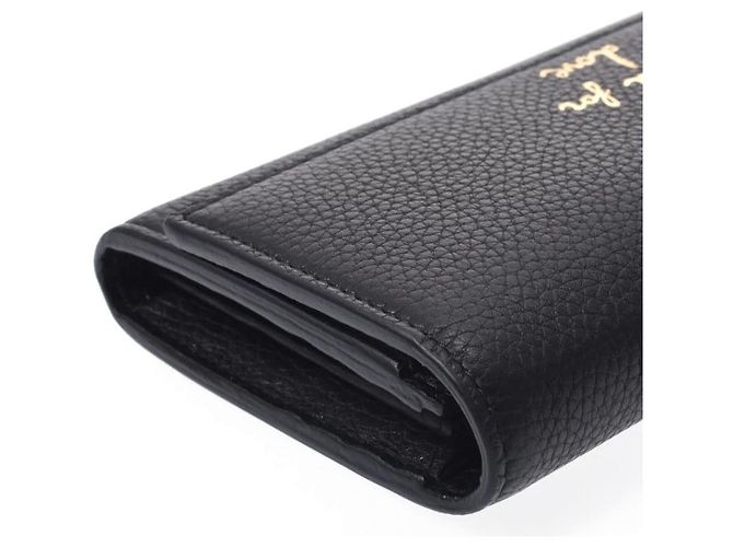 Gucci Women's Leather Long Wallet BEE BLACK - view 3