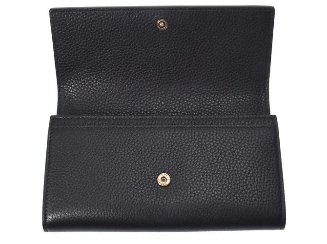 Gucci Women's Leather Long Wallet BEE BLACK - view 5