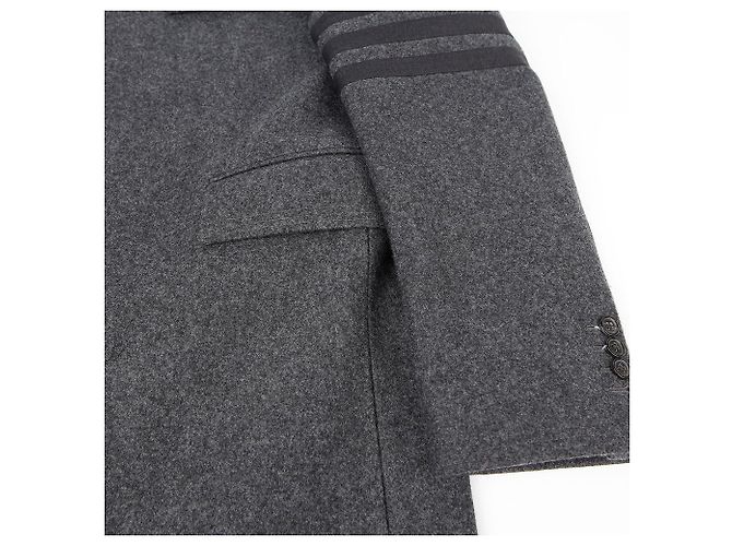 Thom Browne Größe des Classic Chesterfield Mantels Schwarz - Ansicht 5