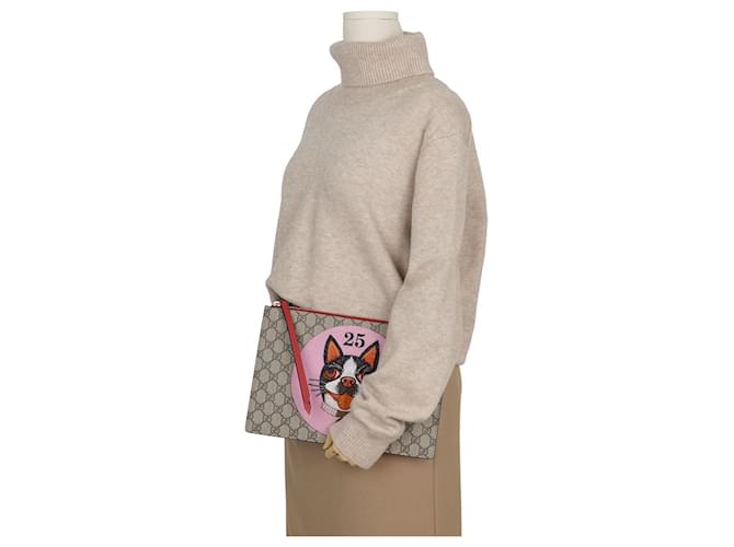 Gucci Clutch Bosco Patch Multicolore - vista 9