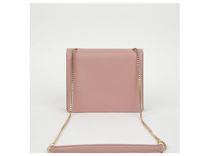 Salvatore Ferragamo Borsa a tracolla con catena Thalia Rosso - vista 2