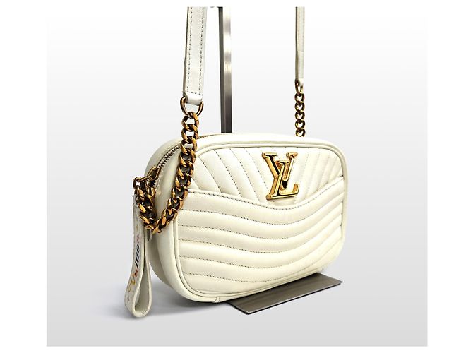 Louis Vuitton Borsa Camera New Wave da donna Beige Marrone - vista 4