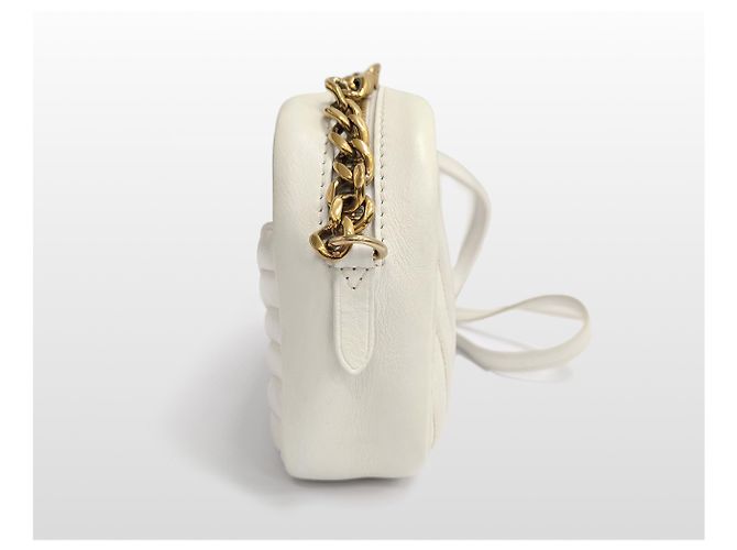 Louis Vuitton Borsa Camera New Wave da donna Beige Marrone - vista 7