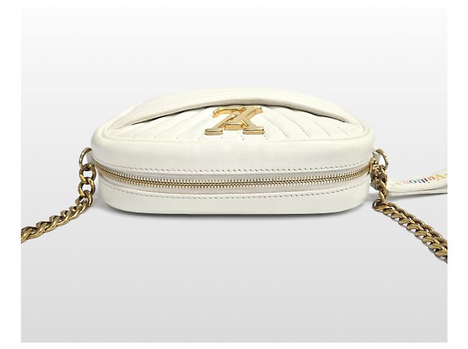 Louis Vuitton Borsa Camera New Wave da donna Beige Marrone - vista 9