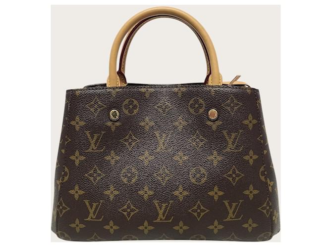 Louis Vuitton Borsa a spalla Monogram Montaigne BB Marrone - vista 5