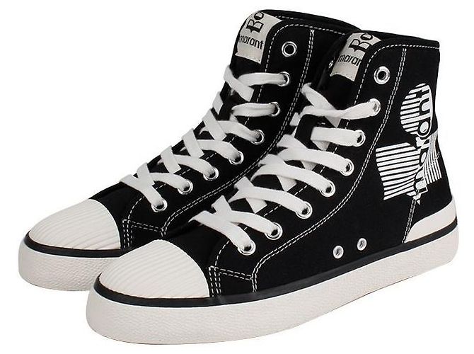 Isabel Marant Sneakers Benkin da donna Argento - vista 2