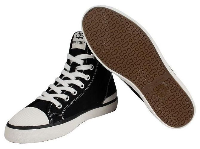 Isabel Marant Sneakers Benkin da donna Argento - vista 3