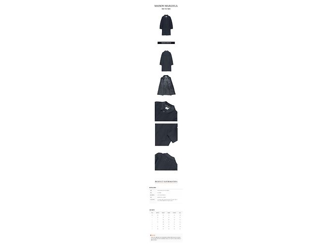 Maison Martin Margiela Wool Viscose Coat Black - view 2