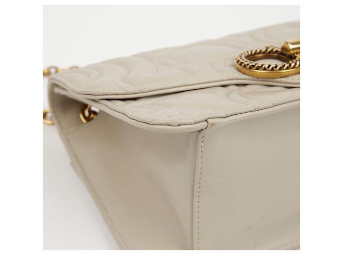 Salvatore Ferragamo Bolso de hombro acolchado con cadena Gancini - vista 7