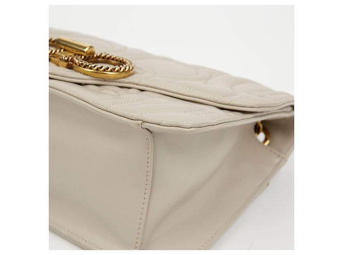 Salvatore Ferragamo Bolso de hombro acolchado con cadena Gancini - vista 9