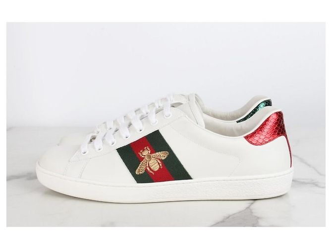 Gucci Sneakers Ace Bee Embroidery Nero - vista 3
