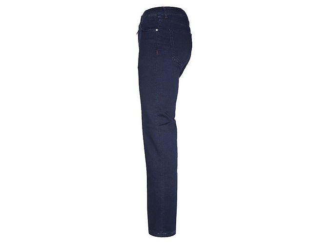 Kiton Logo Tab Wool Denim Pants Black - view 5