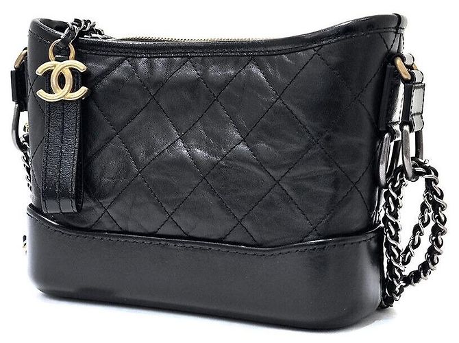 Chanel Borsa Hobo Gabrielle Small Nero - vista 2