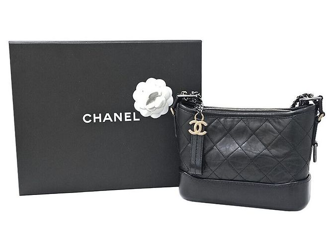 Chanel Borsa Hobo Gabrielle Small Nero - vista 9