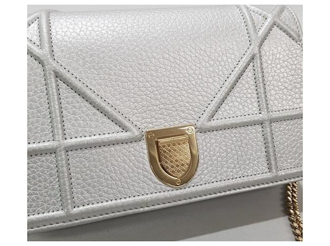 Dior Borsa a tracolla Lama Chain Argento - vista 3