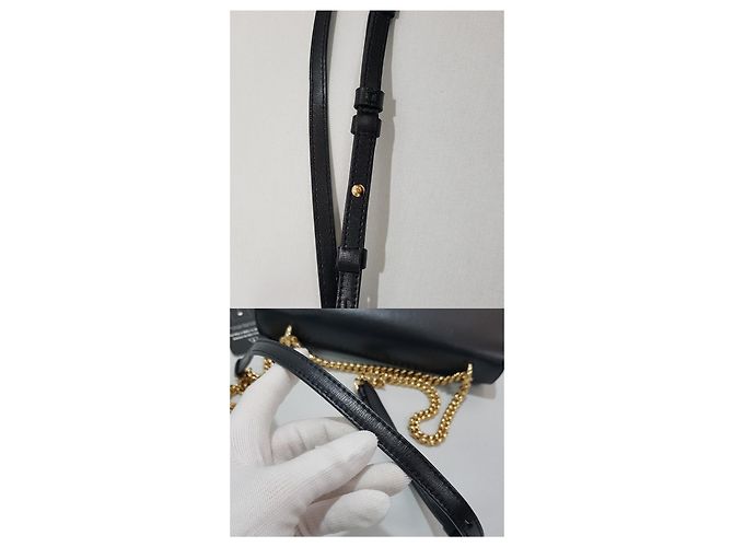 Salvatore Ferragamo Nuova Borsa Vara Chain a Tracolla Nero - vista 9