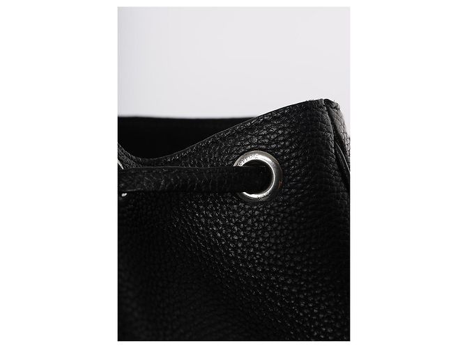 Céline Grained Calfskin Large Backpack Black - view 9