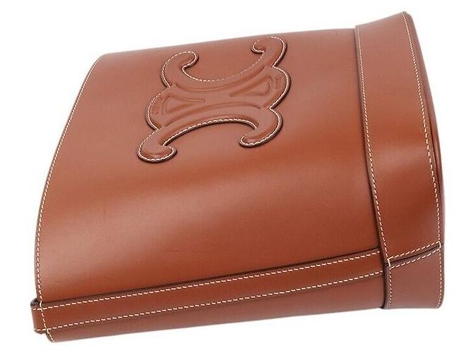 Céline Triomphe Bucket Bag Small Braun - Ansicht 4