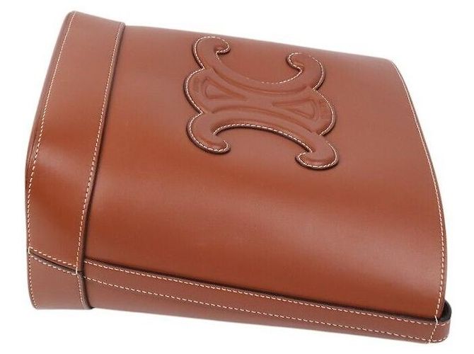 Céline Triomphe Bucket Bag Small Braun - Ansicht 5