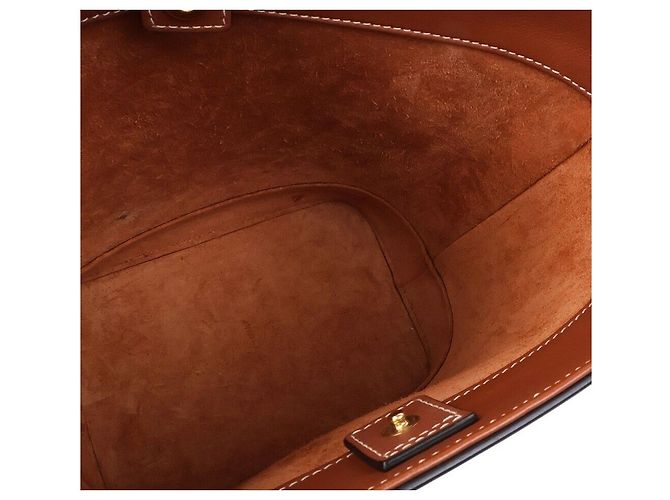 Céline Triomphe Bucket Bag Small Braun - Ansicht 7